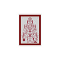 Weihnachtsbaum rot/weiß