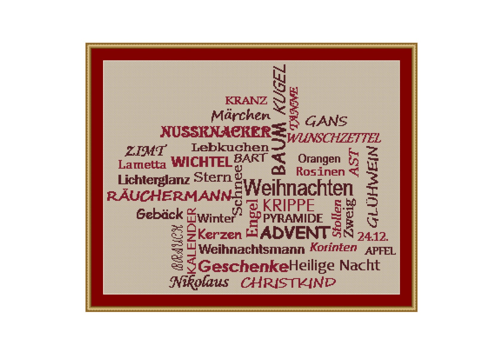 Weihnachtsbegriffe