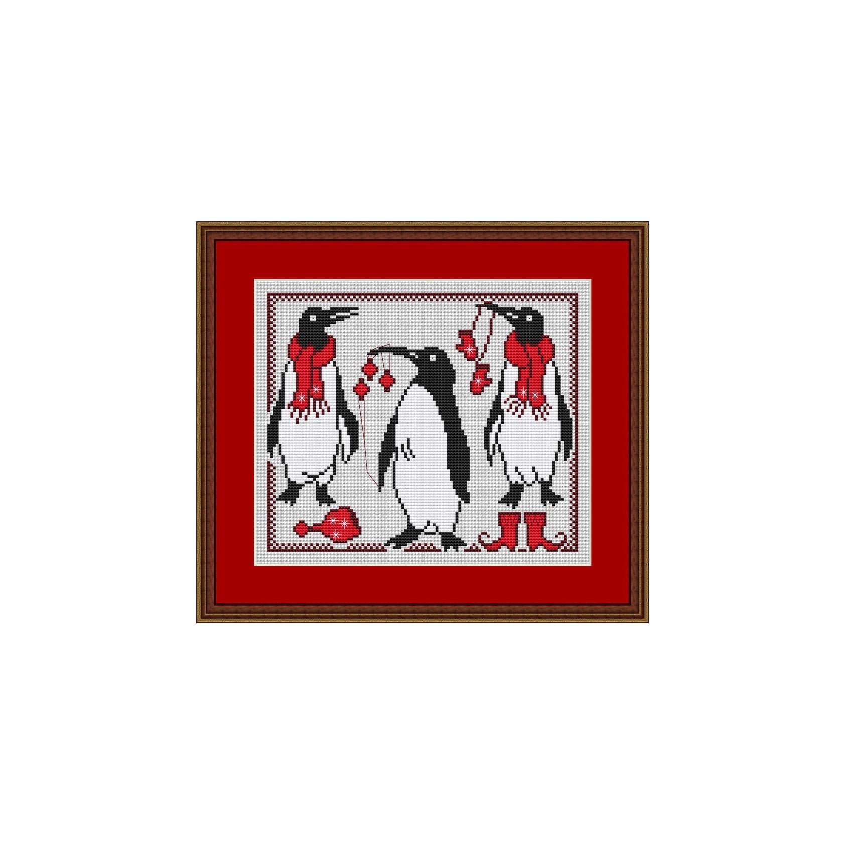 Weihnachtspinguin