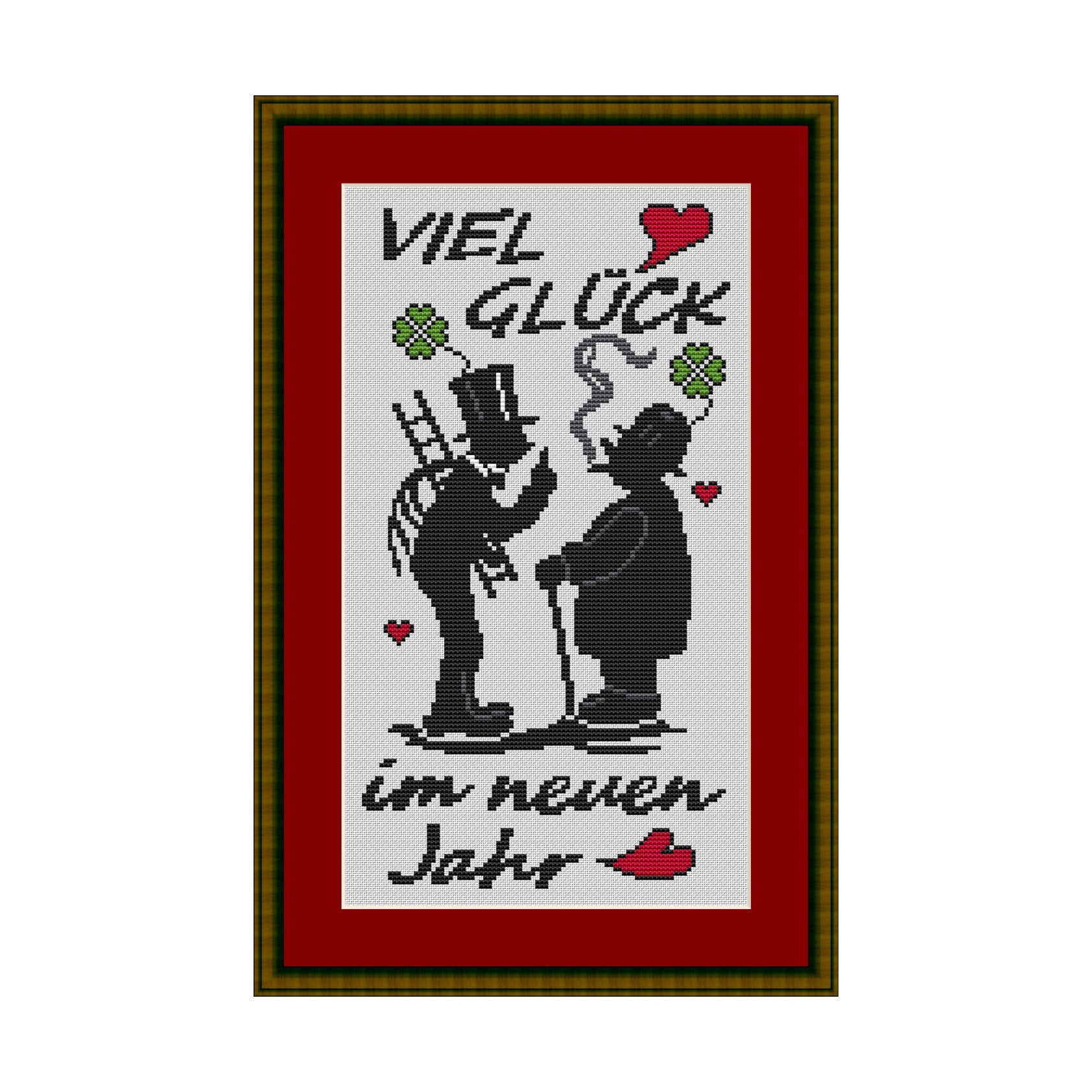 Viel Glück in neuen Jahr
