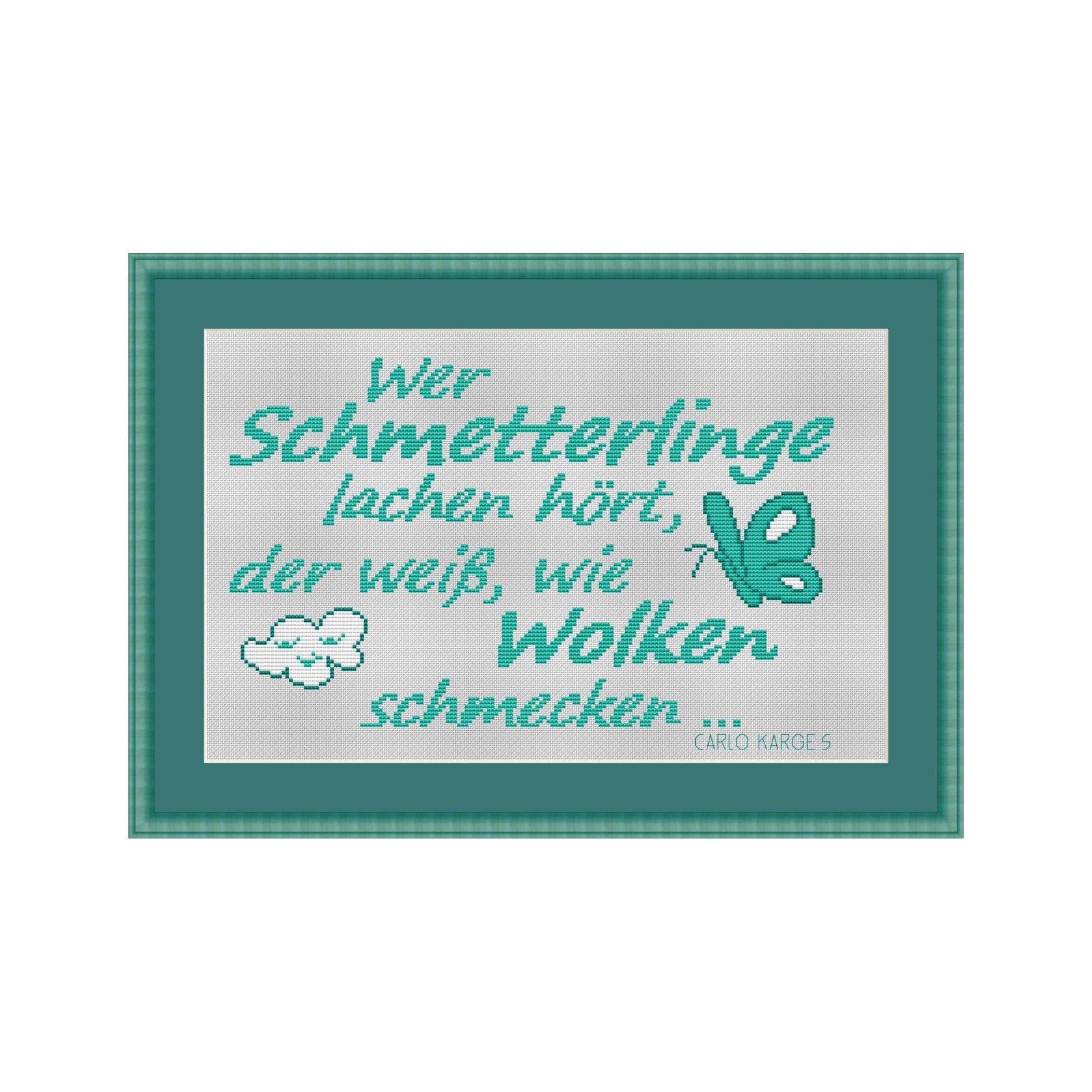 Spruch Schmetterling