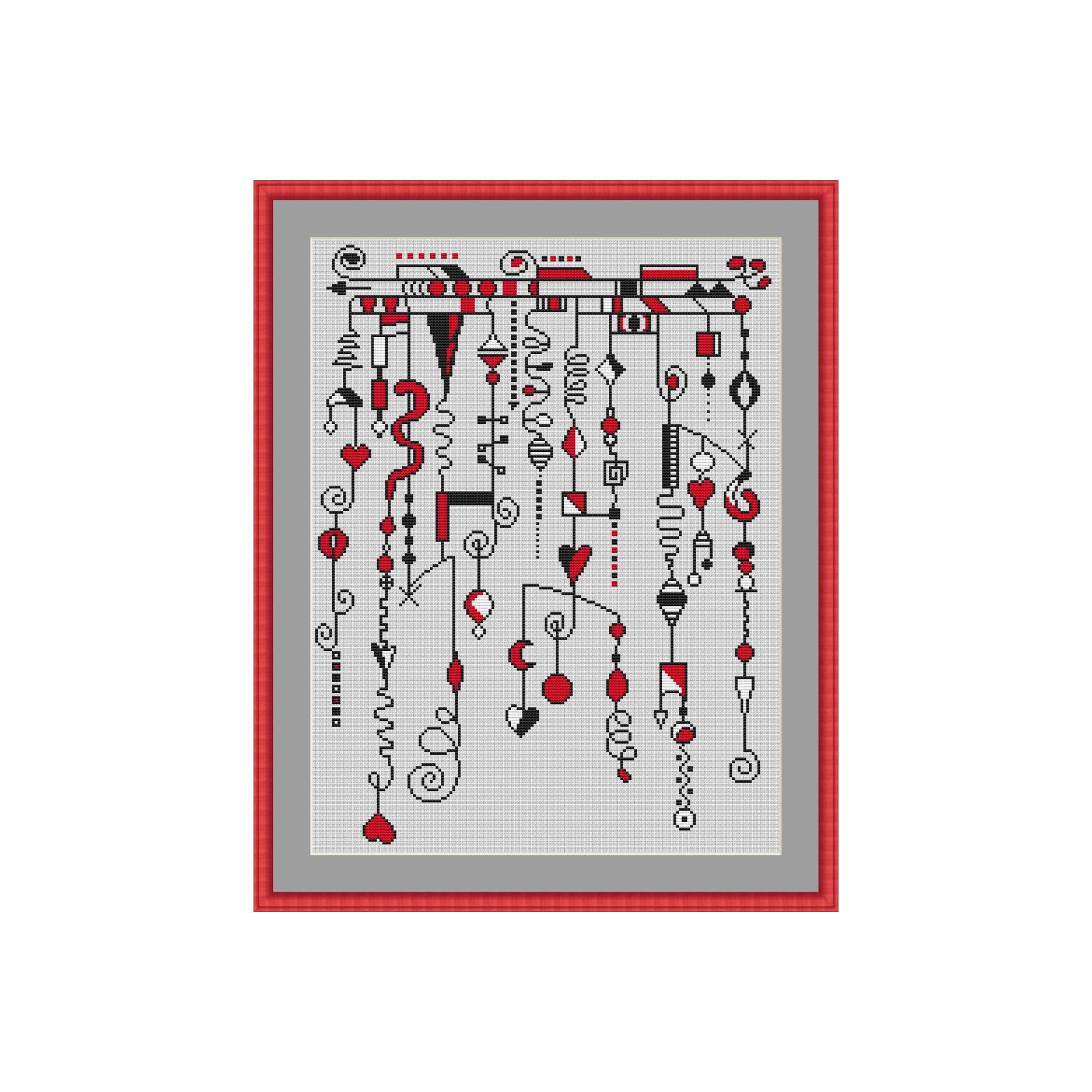 Dangeles schwarz rot