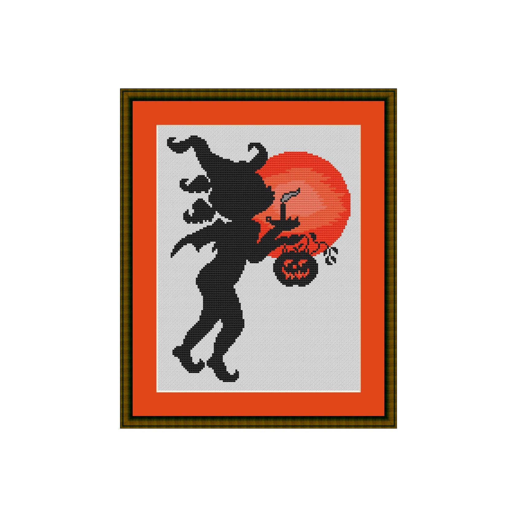 Halloweenengel mit Kerze