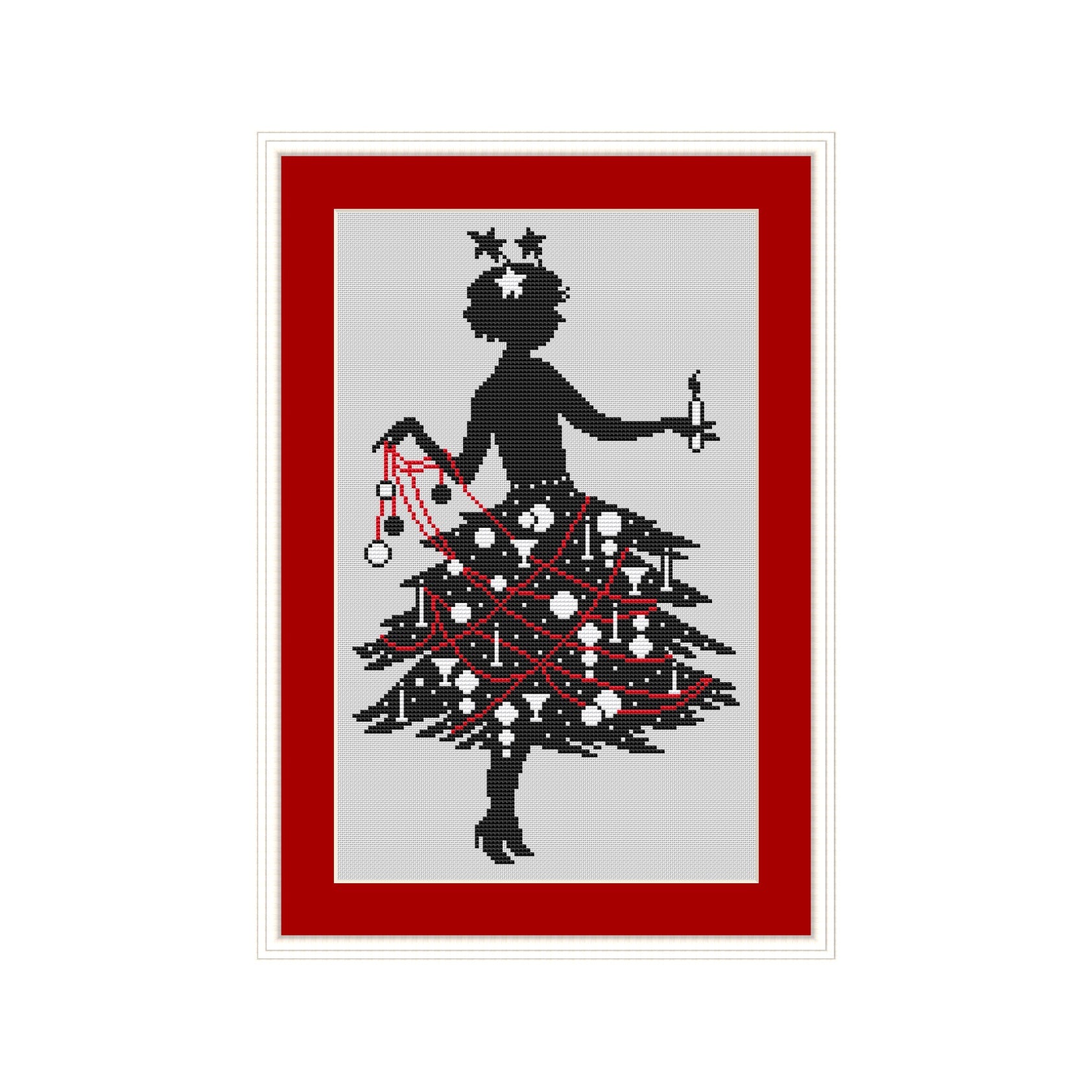 Weihnachtsdame